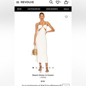 LSPACE Naomi Dress in Cream